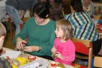 Předvánoční tvoření s rodiči v MŠ :)