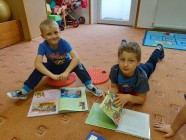 Prohlížíme knížky, encyklopedie a časopisy půjčené z Městské knihovny Litomyšl