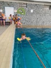 První plavecká lekce