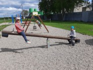 Návštěva obecního hřiště na Desné