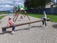 Návštěva obecního hřiště na Desné