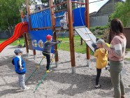 Návštěva obecního hřiště na Desné