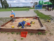 Návštěva obecního hřiště na Desné