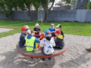 Návštěva obecního hřiště na Desné