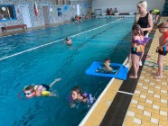 Předposlední plavecký výcvik Koťátek