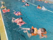 Plavecká lekce Koťátek