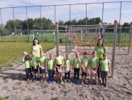 Sportovní hry MŠ v Litomyšli, sportovní dovádění na hřišti