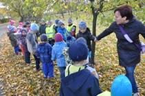 Podzim ve školce- pečení duchů a vycházka