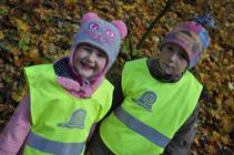 Podzim ve školce- pečení duchů a vycházka