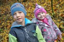 Podzim ve školce- pečení duchů a vycházka