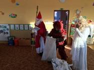 Mikuláš, čert a anděl v naší školičce