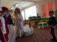 Mikuláš, čert a anděl v naší školičce