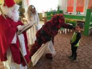 Mikuláš, čert a anděl v naší školičce