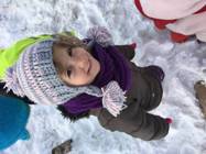 Navštívení krmelce v zimě