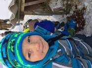 Navštívení krmelce v zimě