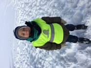 Navštívení krmelce v zimě